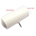 thumbnail image 2 of Teléfono estéreo Pequeño altavoz Teléfono móvil Tableta Ordenador portátil Reproductor de 3.5 mm Insertar música MP3 Altavoz, blanco Yuarrent DZ3032-02, 2 of 2