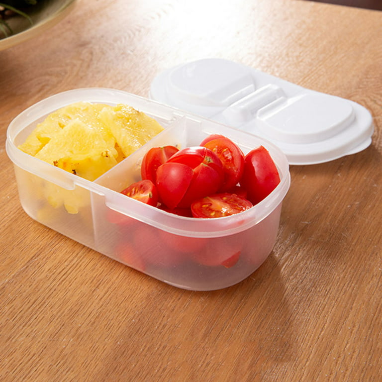 Portable Crisper Plastic Protector Case Container Trip Fruit Food