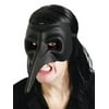 Fun World Men's Venetian Raven Mask Costume Accessory, Black, Standard