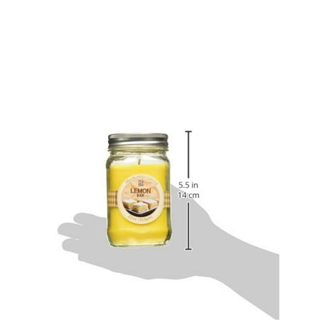 Bulk Buy. Hosley's Set of 3, Lemon Bar Scented Mason Jar Candles 11oz Each. Ideal votive GIFT for party favor, weddings, Spa, Reiki, Meditation, Bathroom (Best Scents For Meditation)