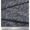 thumbnail image 2 of Soimoi Gray Cotton Cambric Fabric Leopard & Wild Animal Skin Print Fabric by The Yard 42 Inch Wide, 2 of 3