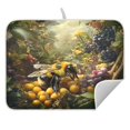 thumbnail image 5 of Ryvnso Bee in Grapes Dish Drying Mat for Kitchen Countertop 18x24 Large Dish Pad Drainer Rack Dish Sink Mats, 5 of 7