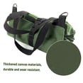 thumbnail image 2 of PENGGONG Tool Roll Up Bag Zippered Bag 5 Pockets Canvas Tool Organizer Portable Tool Roll-up Pouch Tool Bag Workbag Zipper Utility Tote, 2 of 7
