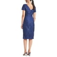 thumbnail image 5 of Js Collections Womens Embroidered Sheath Dress, Blue/10, 5 of 5