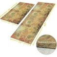 thumbnail image 2 of Boho Kitchen Rug Kitchen Floor Mats for Sink, Anti Fatigue Floor Mat for Kitchen, Padded Kitchen Mats for Standing and Boho Kitchen Matt for Standing for Kitchen Decor 17"X30"+17"X47", 2 of 6