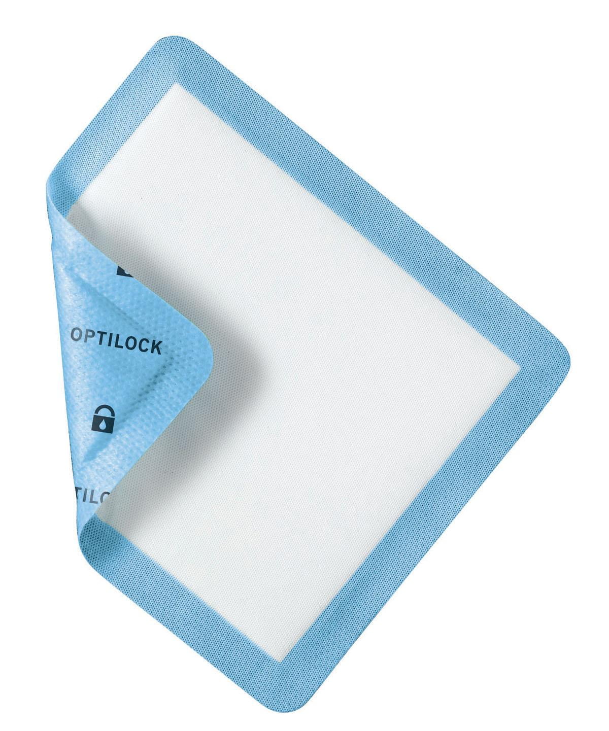 Medline OptiLock Non-Adhesive Dressings, Super Absorbent Dressing, 8"x12", 10 Count