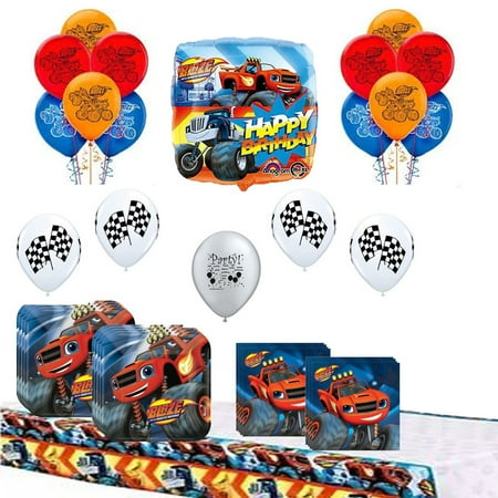 Blaze and the Monster Machines Party Supplies and Balloon Bundle