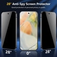 thumbnail image 3 of [2+2Pack] KisonovaGuard for Google Pixel 9 Screen Protector and Camera Lens Film [Privacy Tempered Glass Protector] [9H Hardness] [No-Bubble] [3D Full Coverage], 3 of 7
