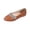 Light Brown, variant on IEMIEMIEM Womens Rhinestone Ballet Flats Pearl Round Toe Flat Shoes Comfortable Soft Leather Slip On Daily Dress Ballet Flats Black 5.5 Wide