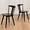 Black, variant on Duhome Dining Chairs Set of 2 Wood Dining Room Chair Windsor Chair for Kitchen, Farmhouse Chairs Slat Back, Black