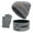 Grey, variant on Bmisegm Women&Men Autumn Winter Warm Wool Hat Scarf Gloves Slouchy Three Pieces Winter Snow Knit Cap Screen Mittens Scarves Sets Winter Scarf for Women Bronze One Size