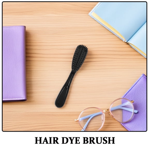 HONMEET 12-Piece Hair Coloring Brush Set with Black Fine Bristles for Precise and Even Hair Dye Application