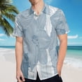 thumbnail image 5 of High Quality Hawaiian Shirts for Men Short Sleeve Aloha Beach Shirt Floral Summer Casual Button Down Shirts Blouses ICVIME, 5 of 7