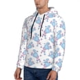 thumbnail image 3 of Salouo Cute Poodle Dog Pattern Men's Fall Hoodie Sweatshirt,Sport Hoodie with Pockets for Men Pullover Casual Hooded Sweatshirt-XX-Large, 3 of 7