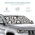 thumbnail image 3 of Fuzoiu Cartoon Penguin Print Car Windshield Sunshade,Foldable Reflective Sun Visor,Windshield Sun Shade,UV Rays Sun Visor Shade,Auto Front Sun Shield Shade-Medium, 3 of 8