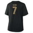 thumbnail image 3 of Women's Fanatics Son Heung-Min Black LAFC Name & Number T-Shirt, 3 of 3
