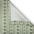 thumbnail image 4 of Ambesonne Aztec Window Valance, Tribal National Borders, 54" X 12", Reseda Green and Beige, 4 of 5