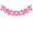 A004- Hot Pink, variant on Black Bow Garland Decor - 1 Strand with 8 Bows, Elegant Satin Black Bows for Fireplace, Home, Party, Wedding, Halloween, Christmas Decor - Versatile Black Bow Banner for Indoor Outdoor Decoration