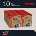 thumbnail image 3 of WypAll GeneralClean X60 Cloths Multi-Task Cleaning Wipes (34790), Pop-Up Box, Strong and Absorbent Towels, White (10 Boxes of 118 Sheets, 1,180 Sheet Total), 3 of 10