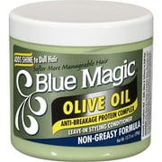 Blue Magic Olive Oil Leave-In Styling Hair Conditioner, 13.75 oz