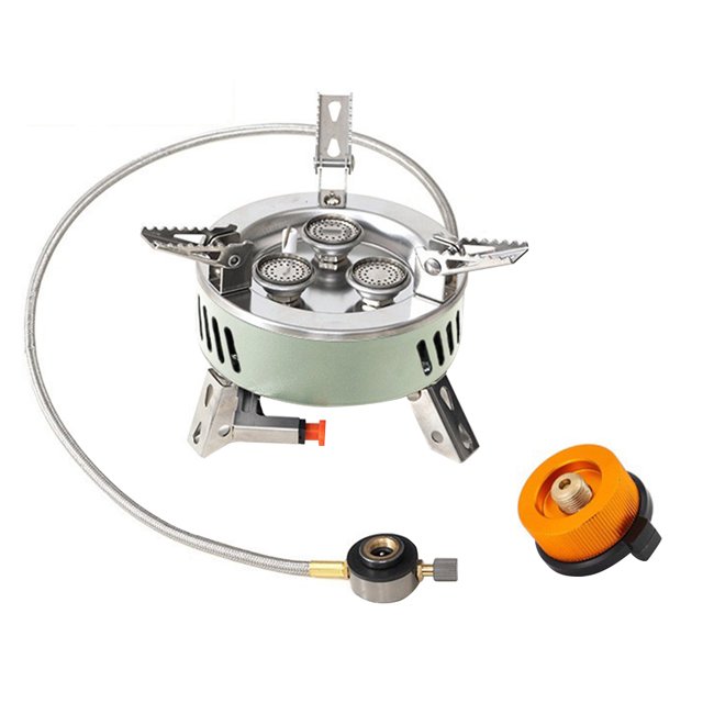 Estufa Camping Plegable Horno Portátil para Exteriores 6800W en Picnic Al Aire Libre
