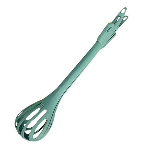 Versatile 2-in-1 Kitchen Utensil: Heat-Resistant Silicone Whisk and Tongs for Cooking and Baking