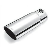 Stainless Single Wall Angle Exhaust Tip