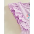 thumbnail image 6 of Biekopu Baby Girls Easter Dress Summer Bunny Print Mesh Tulle A-Line Princess Dress for Beach Party Cute Clothes, 6 of 8