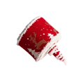 thumbnail image 3 of Cinta de Navidad de 5M, cinta para regalos DIY, manualidades decorativas con borde con cable para botín, fabricación de lazos para el pelo, Rojo Gloria cinta cableada, 3 of 6
