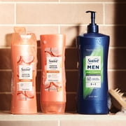 Suave Men Soothing 3-in-1 Shampoo, Conditioner & Body Wash, Aloe & Vitamin B, 28 FL OZ