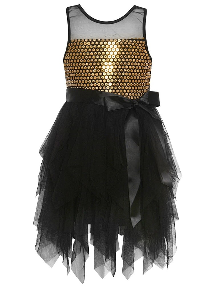 black and gold holiday dress