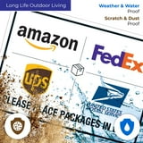 Package Delivery Sign, Delivery Instructions FedEx Amazon Ups USPS Sign ...