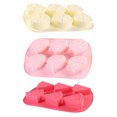 thumbnail image 1 of COOLL 3Pcs Silicone Ice Cube Tray Set Strawberry Watermelon Lemon Shape Non-stick Easy Release  Home Supplies, 1 of 8