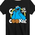 thumbnail image 3 of Sesame Street - Cookie Monster - Toddler and Youth Short Sleeve Graphic T-Shirt, 3 of 5