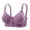 #22Purple, variant on Women's Front Button Closure Bras Plaid Print Adjustable Strap Wireless Supportive Comfort Daily Bras Purple 40