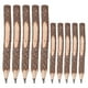 thumbnail image 1 of 10 lápices de madera natural hechos a mano con diseño de ramas de árbol, lápices con un diseño único de corteza de árbol para pintar, dibujar y dibujar, color marrón., 1 of 8