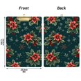 thumbnail image 5 of FORMRS Acrylic Clipboard with Low Profile Clip Standard A4 Letter Size, 12.5" x 9", Floral Christmas, 5 of 8