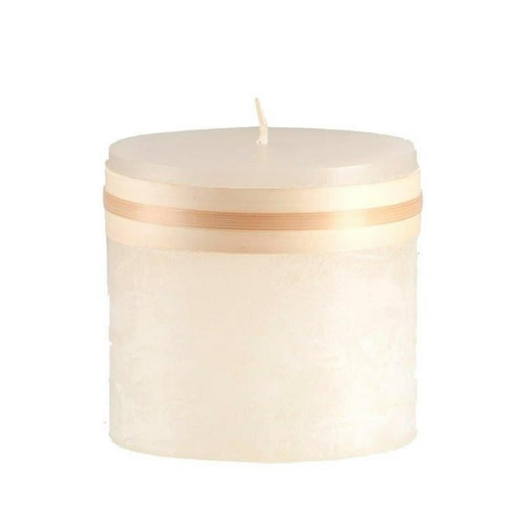 Whitehurst Cylindrical Accent Pillar Candle - 3.25" - Cream