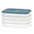 4Layer Food Storage Container, Refrigerator Freshkeeping Box, Multi