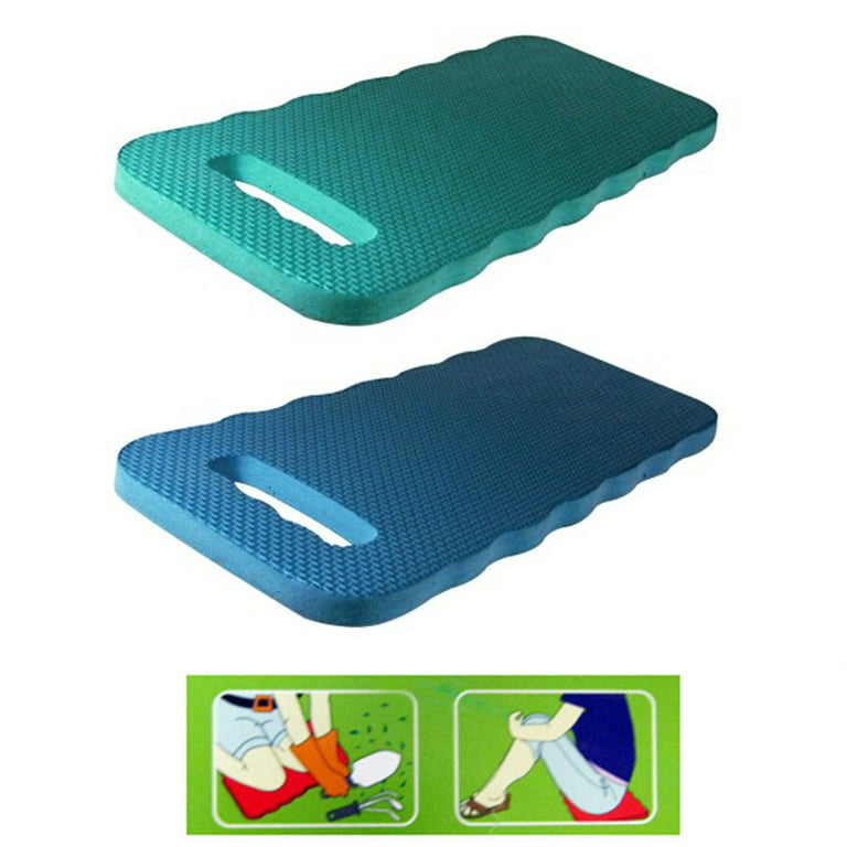 Set of 4 Foam Kneeling Pads - Garden Knee Mat / Gardening Seat Cushion -  Quality Comfort! 7x .5x 15 (Multi Color)