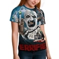 thumbnail image 6 of Terrifier Kid Shirts Unisex Casual Tops 3D Print Graphic Tees Short Sleeve T Shirts for Boys Girls 160CM, 6 of 8