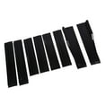 thumbnail image 3 of Faldón lateral trasero de 78,7 pulgadas, extensión de faldón lateral negro brillante, panel basculante, alerón, divisor basculante para coche universal, 3 of 14