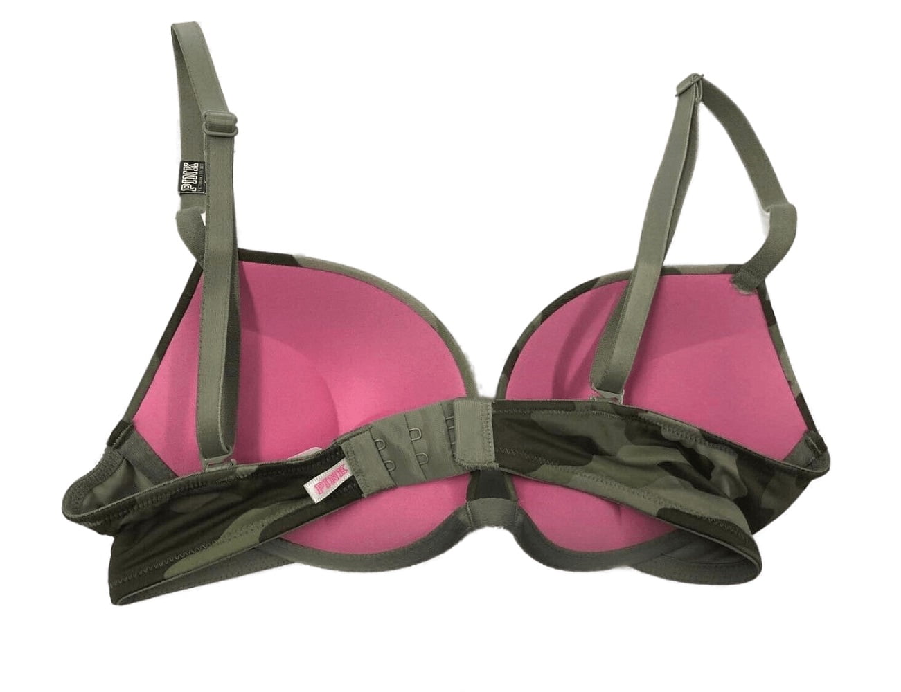 Buy Victoria's Secret Pink Wear Everywhere Push-Up Bra 32D Army Camo Online  at desertcartINDIA