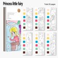 thumbnail image 3 of Portable Watercolor Paint Pad Mini Paint Set Supplies Watercolor Coloring Book for Painting Enthusiasts Versatile Watercolor Paper Pad for Kids and Adults, 3 of 3