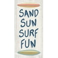 thumbnail image 2 of Wiens, James 14x24 Gold Ornate Wood Framed with Double Matting Museum Art Print Titled - Beach Time V Fun, 2 of 4