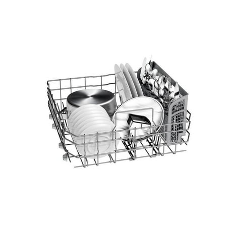 Bosch - 500 Series 24" Top Control Built-In Stainless Steel Tub Dishwasher with 3rd Rack and AutoAir, 44 dBa - Stainless Steel