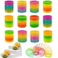 thumbnail image 1 of JOHOUSE Rainbow Magic Spring, 12 PCS colorido arco iris de neón de plástico de primavera j Johouse JOHOUSE, 1 of 2
