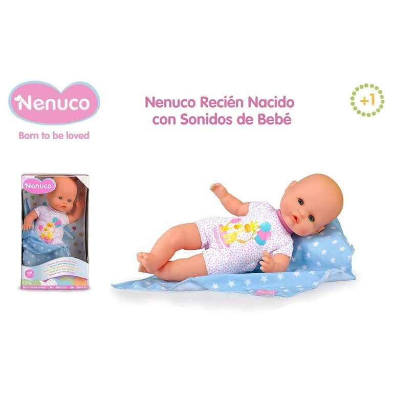 Nenuco Doll Colored Diapers - Pack Of Reusable Cloth Nappies For Baby Dolls