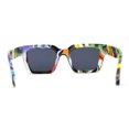thumbnail image 4 of Mod Trendy Thick Horn Rim Hipster Sunglasses Black Comic Geometric Black, 4 of 4