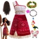 thumbnail image 2 of Baby Girls Casual Dress Ocean Adventure Moana 2 Kids Cosplay Fancy Princess Vaiana Halloween Party Costume Summer Clothes Frock, 2 of 5